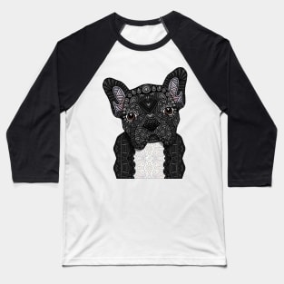 Black Frenchie Baseball T-Shirt